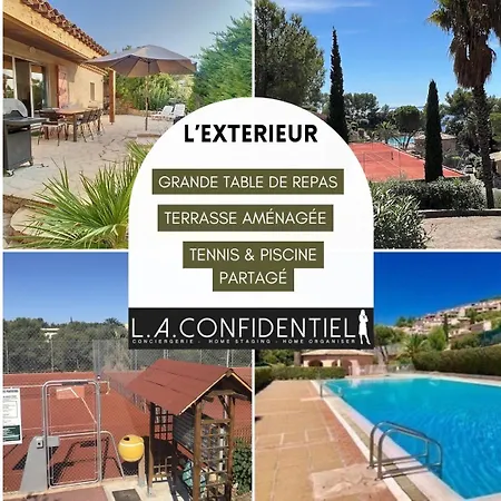 10 A 12 Pers Famille Amateurs Randonnee Boulouris Panorama Raphael Tennis Piscine Partage